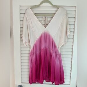 Free People Pink Ombre Dress